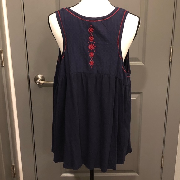 Ladies Embroidered Tank - Picture 2 of 2
